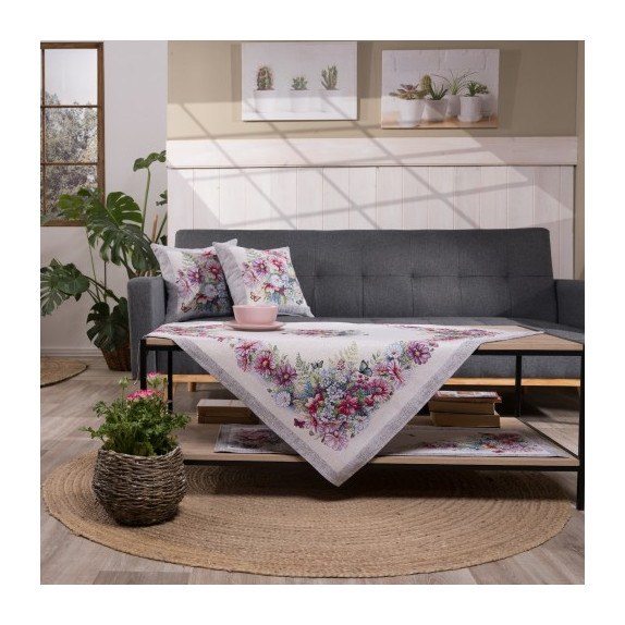 Καρέ & Τραβέρσα Teoran Boltana Σετ 2 τεμαχίων - 100x100cm...