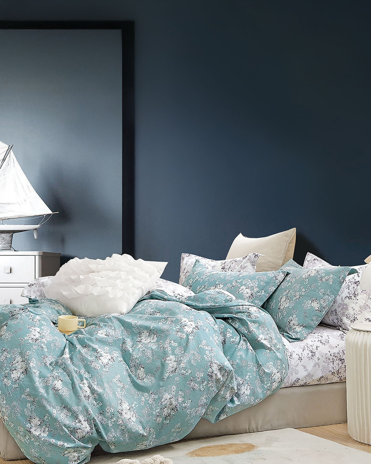 Rythmos - ΣΗΜΑΝΤΙΚΟ: Σε περίπτωση διαφοράς τιμής από το κατάστημα ισχύει παντα και μόνο η τιμή του καταστήματος Σετ Παπλωματοθήκη Υπέρδιπλη 3 Τεμαχίων Rythmos Cassy 22