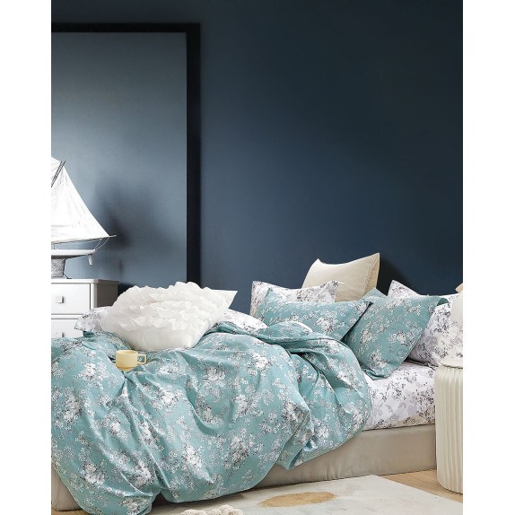 Σετ Σεντόνια Υπέρδιπλα 4 Τεμαχίων Rythmos Cassy 230x260