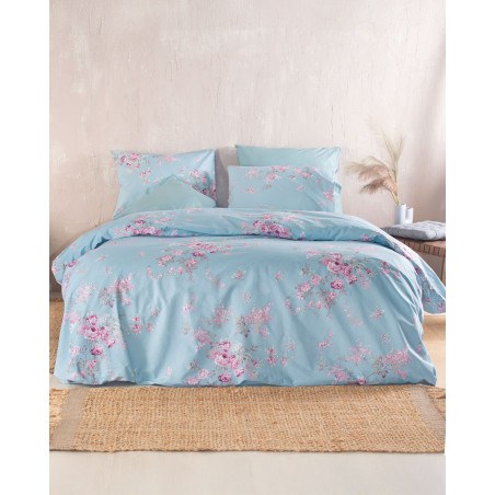 Σετ Μαξιλαροθήκες 2 Τεμαχίων Rythmos Springtime Μπλε 50x70