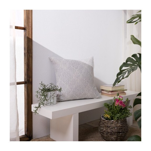 Μαξιλαροθήκη Treviso 04 - 65x65cm δαπέδου με γέμιση