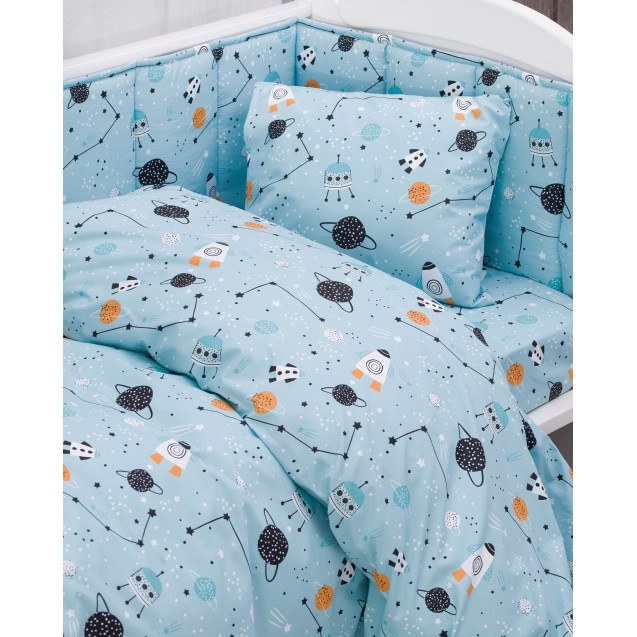 Σετ Παπλωματοθήκη Κούνιας 2 Τεμαχίων Rythmos...