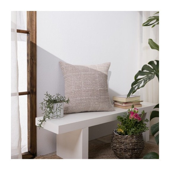 Μαξιλαροθήκη Belluno 02 - 65x65cm δαπέδου με γέμιση