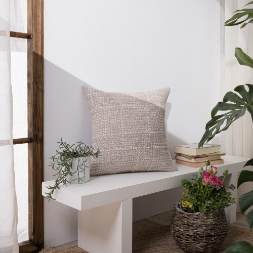 Μαξιλαροθήκη Belluno 02 - 65x65cm δαπέδου με γέμιση