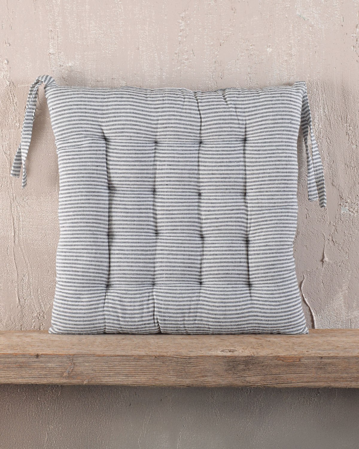 Μαξιλαροθήκη Διακόσμησης Δαπέδου Rythmos Trype Ριγε Γκρι 50x50x10