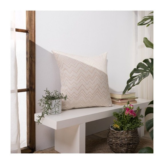 Μαξιλαροθήκη Piacenza 01 - 65x65cm δαπέδου με γέμιση