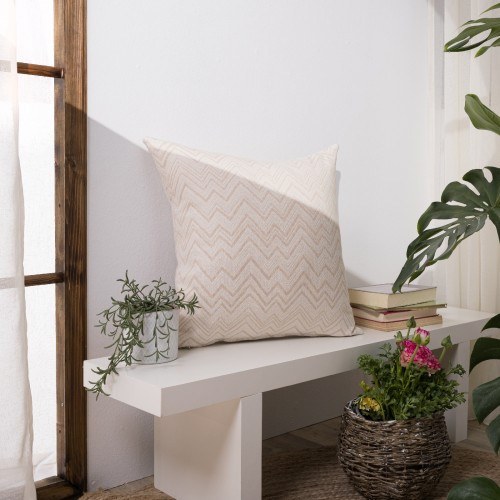 Μαξιλαροθήκη Piacenza 01 - 65x65cm δαπέδου με γέμιση