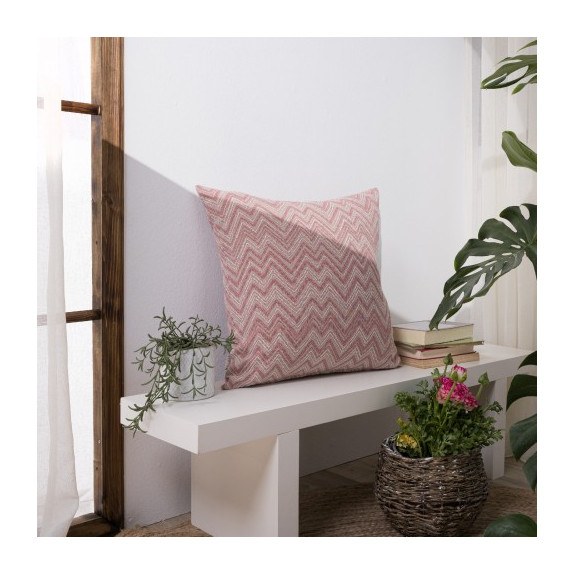 Μαξιλαροθήκη Piacenza 06 - 65x65cm δαπέδου με γέμιση