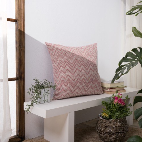 Μαξιλαροθήκη Piacenza 06 - 65x65cm δαπέδου με γέμιση