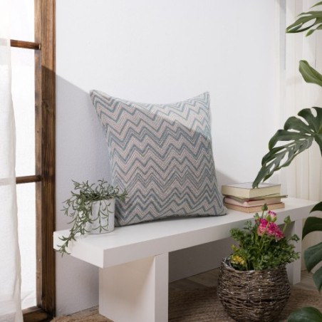 Μαξιλαροθήκη Piacenza 08 - 65x65cm δαπέδου με γέμιση