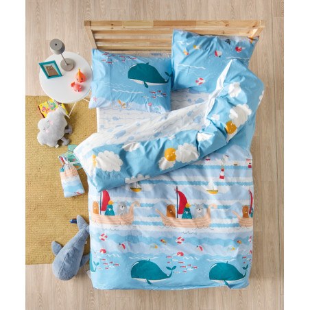 Σετ Παιδική Παπλωματοθήκη Μονή 2 Τεμαχίων Kentia Balena 165x245