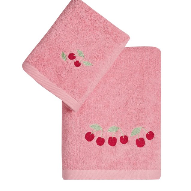 Σετ Παιδικές Πετσέτες 2 Τεμαχίων Kentia Cereza...