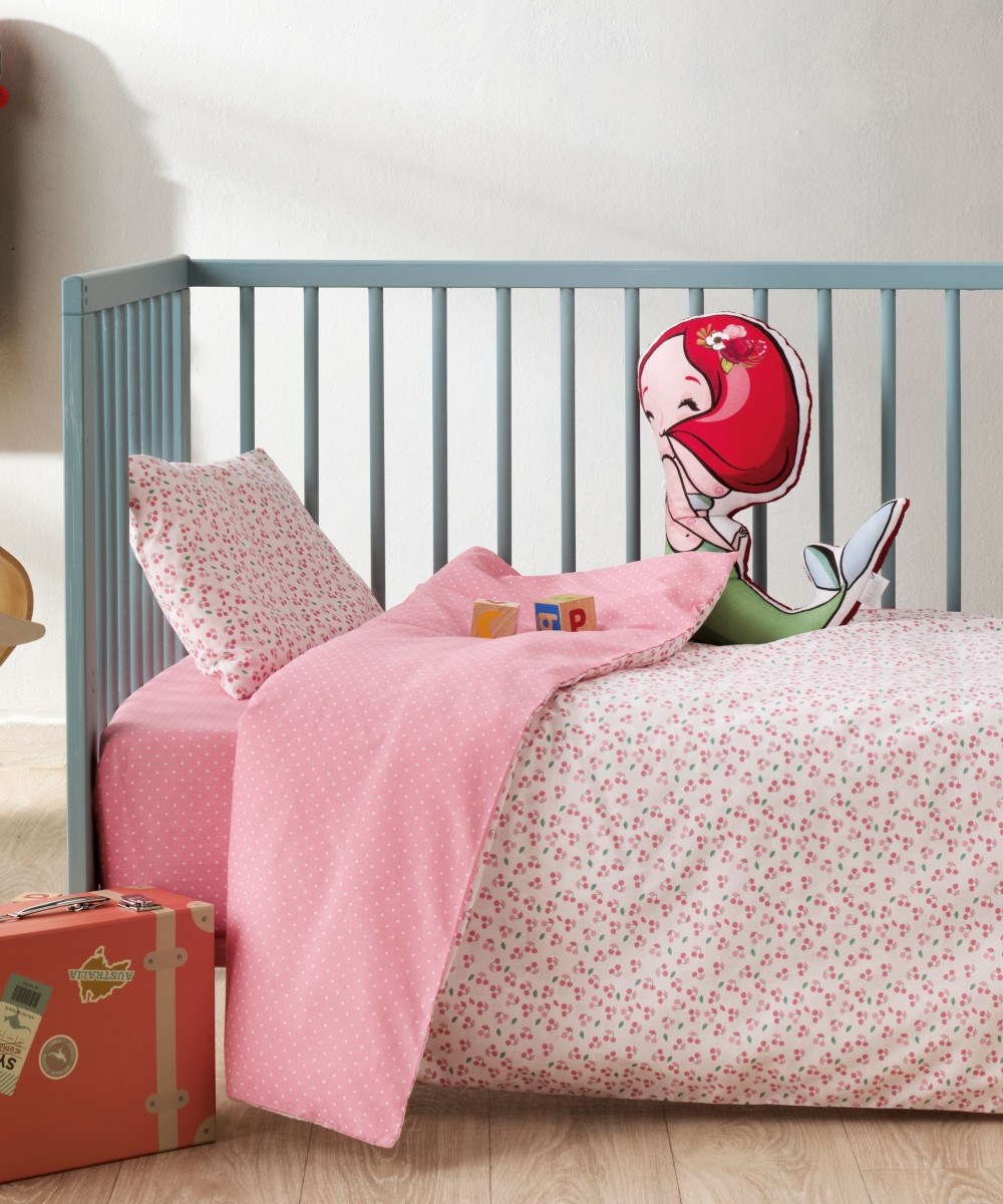 Σετ Σεντόνια Κούνιας 3 Τεμαχίων Kentia Cereza 120x170