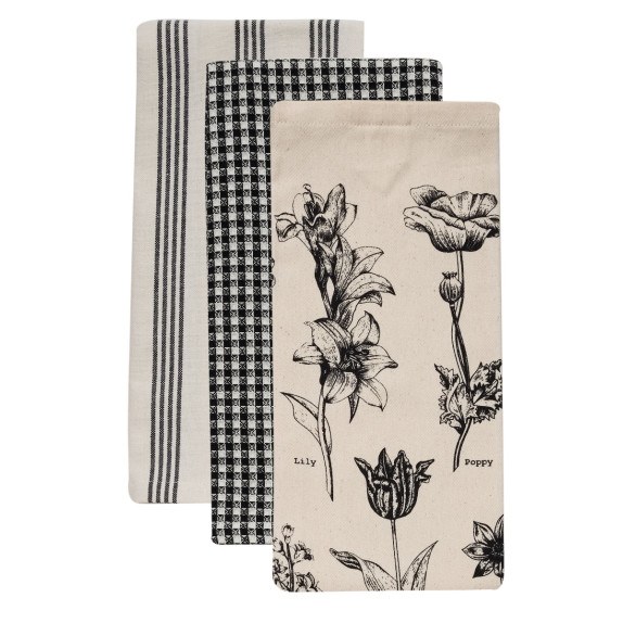 Σετ Πετσέτες Κουζίνας 3 Τεμαχίων Kentia Fazzy 255 40x60