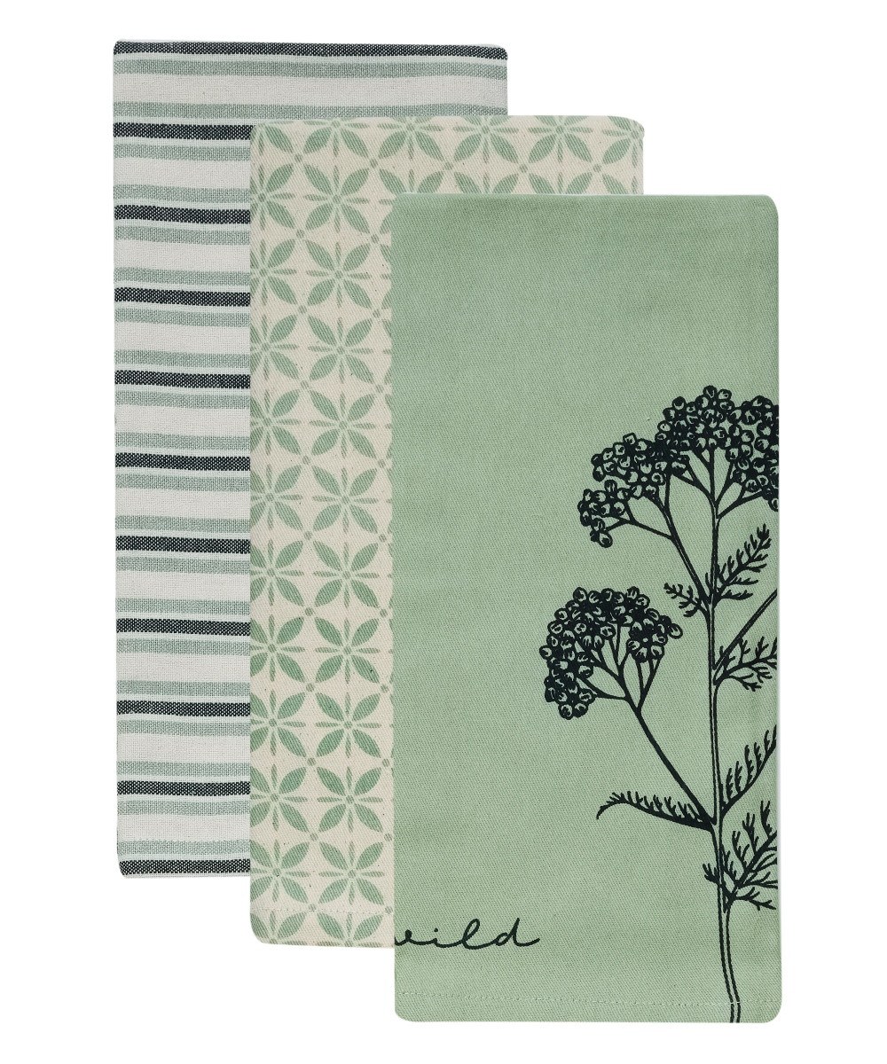 Σετ Πετσέτες Κουζίνας 3 Τεμαχίων Kentia Fazzy 256 40x60