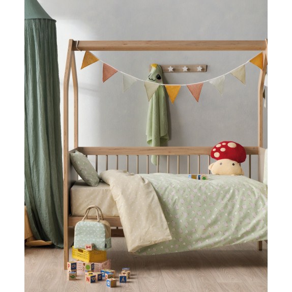 Σετ Σεντόνια Λίκνου 2 Τεμαχίων Kentia Kota 60x120