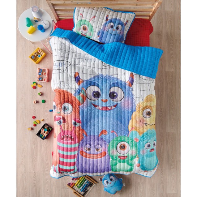 Σετ Παιδικό Κουβερλί Μονό 2 Τεμαχίων Kentia...