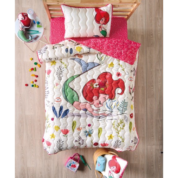 Σετ Παιδικό Κουβερλί Μονό 2 Τεμαχίων Kentia Pady 160x220