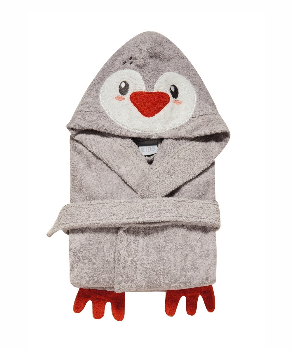 Παιδικό Μπουρνούζι με Κουκούλα Kentia Pengo
