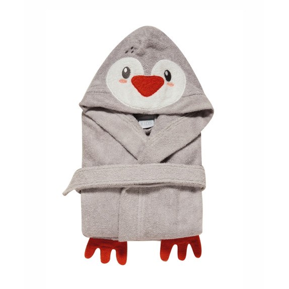 Παιδικό Μπουρνούζι με Κουκούλα Kentia Pengo