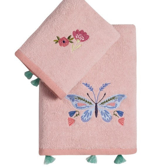 Σετ Παιδικές Πετσέτες 2 Τεμαχίων Kentia Pieta 70x125,40x60