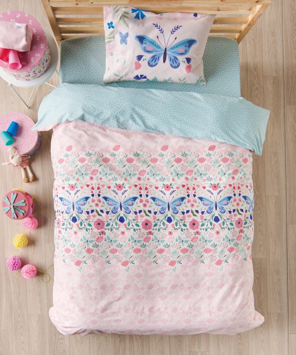 Kentia - ΣΗΜΑΝΤΙΚΟ: Σε περίπτωση διαφοράς τιμής από το κατάστημα ισχύει παντα και μόνο η τιμή του καταστήματος Σετ Παιδικά Σεντόνια Μονά 3 Τεμαχίων Kentia Pieta 160x2