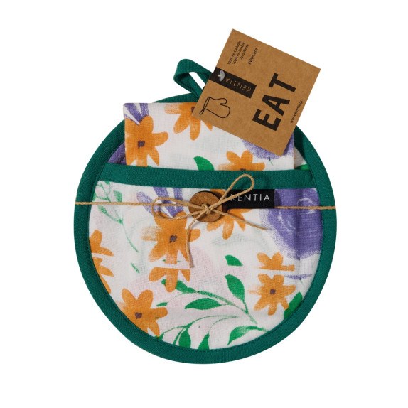 Σετ Πετσέτες Κουζίνας 2 Τεμαχίων Kentia Pot 251