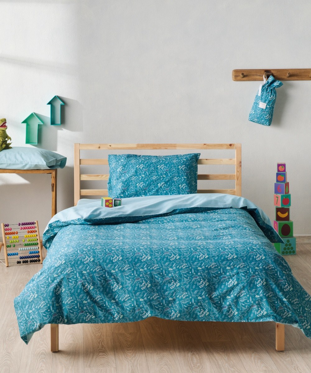 Σετ Παιδική Παπλωματοθήκη Μονή 2 Τεμαχίων Kentia Retile 165x245