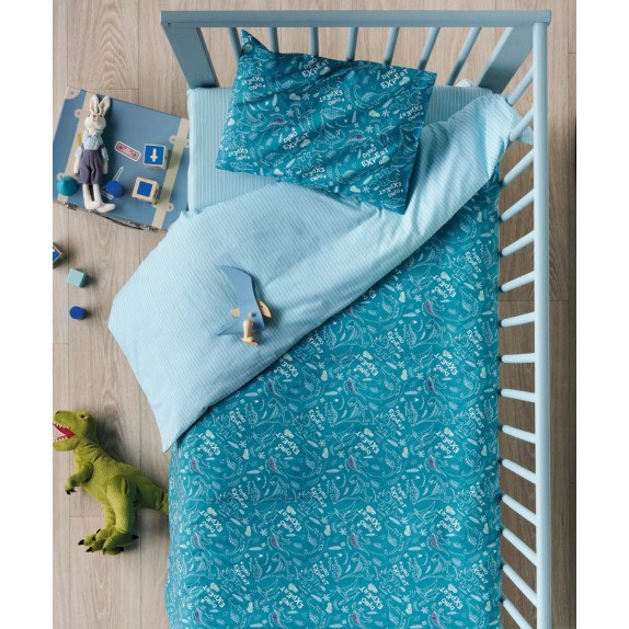 Σετ Σεντόνια Λίκνου 2 Τεμαχίων Kentia Retile 70x120