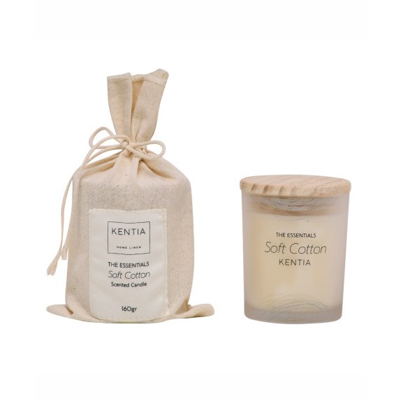 Kentia Sense 25 Soft Cotton Αρωματικο Κερι Cotton