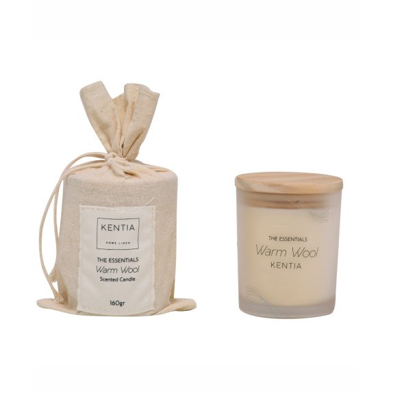 Kentia Sense 25 Warm Wool Αρωματικο Κερι Winter Jungle