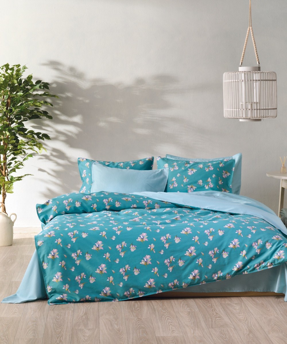 Σετ Σεντόνια Υπέρδιπλα 4 Τεμαχίων Kentia Soledad 240x270