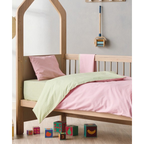 Σετ Σεντόνια Κούνιας 3 Τεμαχίων Kentia Zuccero 14 120x170