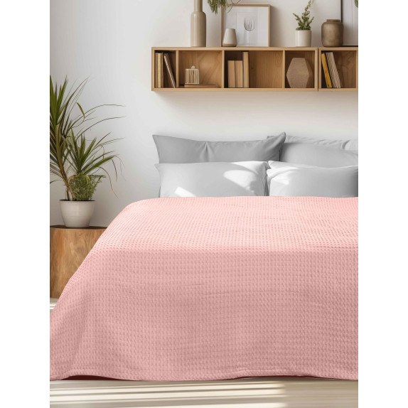 Κουβέρτα Πικέ PIKONA PINK