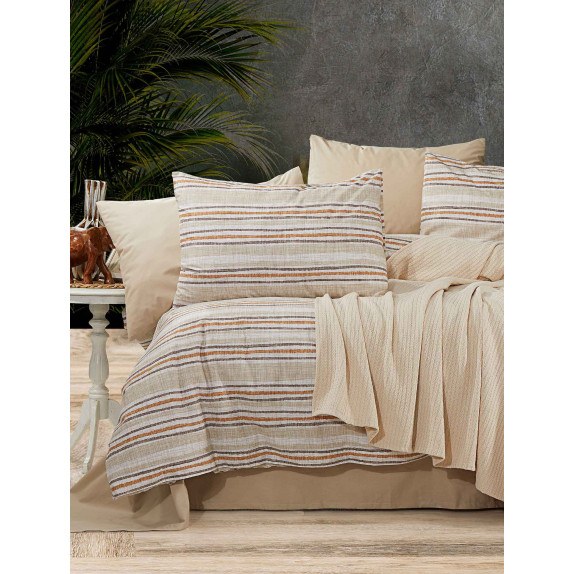 Σετ Παπλωματοθήκη Υπέρδιπλη 3 Τεμαχίων Madi Celestial...