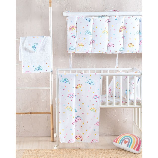 Σετ Παπλωματοθήκη Κούνιας 2 Τεμαχίων Rythmos...