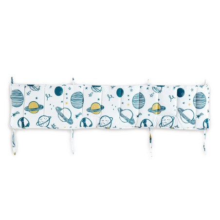 Σετ Σεντόνια Κούνιας 3 Τεμαχίων Rythmos Saturn Λευκο 120x160