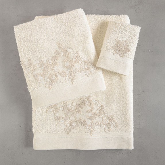 Σετ Πετσέτες 3 Τεμαχίων Rythmos Electra Εκρου...