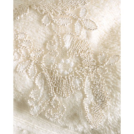 Σετ Πετσέτες 3 Τεμαχίων Rythmos Electra Εκρου 30x50,50x90,80x150