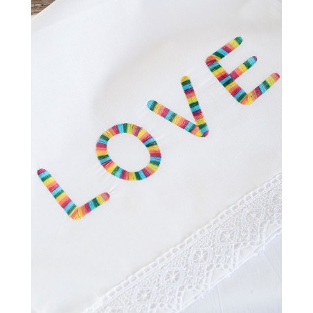 Σετ Σεντόνια Κούνιας 3 Τεμαχίων Rythmos Love 100x160