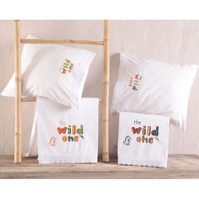 Σετ Σεντόνια Κούνιας 3 Τεμαχίων Rythmos Wild...