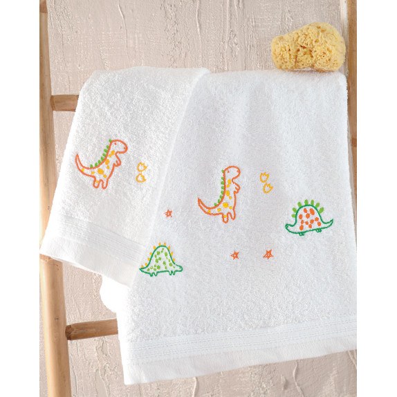 Σετ Παιδικές Πετσέτες 2 Τεμαχίων Rythmos Cool Dinos...