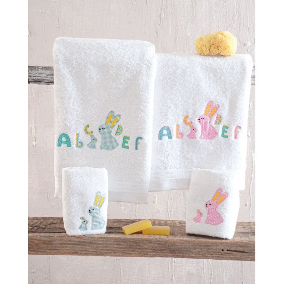Σετ Παιδικές Πετσέτες 2 Τεμαχίων Rythmos Miffy Σιελ...