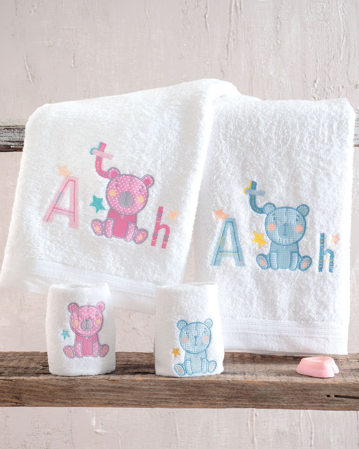 Rythmos Σετ Παιδικές Πετσέτες 2 Τεμαχίων Rythmos Arthur Σιελ 30x50,70x140