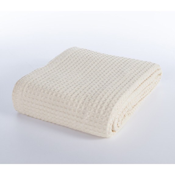 Κουβέρτα Πικέ Υπέρδιπλη Nef-Nef  New Golf Ecru 220x240