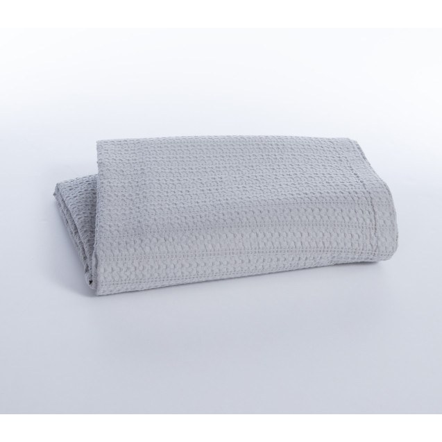 Κουβέρτα Πικέ Μονή Nef-Nef Cool L.Grey 160x240