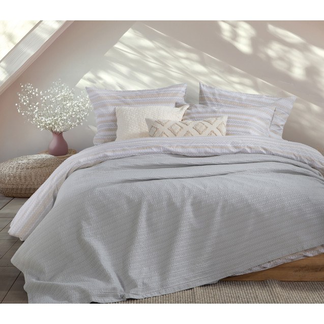 Κουβέρτα Πικέ Υπέρδιπλη Nef-Nef  Cool Sand 220x240