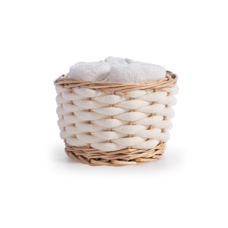 Καλαθάκι Με Λαβέτες 5 Τεμαχίων Nef-Nef Borra Cream 30x30