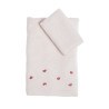 Σετ Βρεφικές Πετσέτες 2 Τεμαχίων Nef-Nef Lady Bug Ecru 30x50,70x140