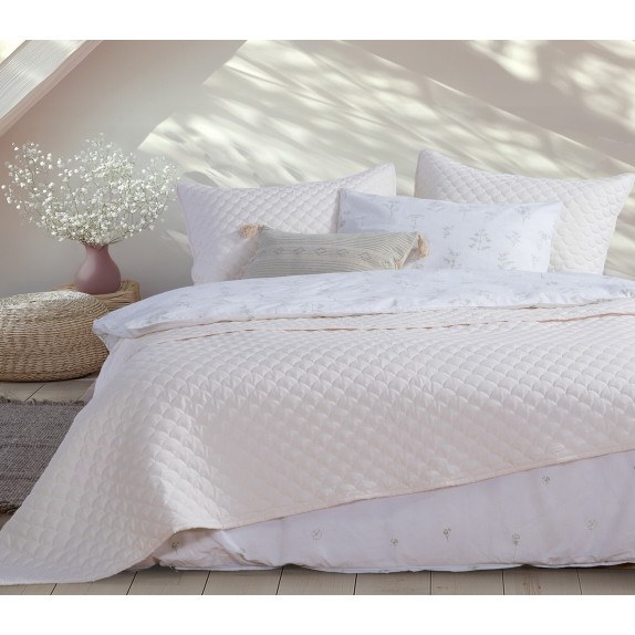 Κουβερλί Μονό Nef-Nef Scofield Ecru 180x240